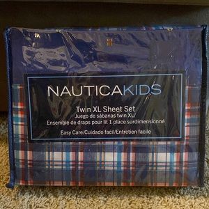 Nautica Kids Plaid Sheet Set